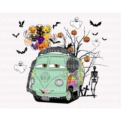 Halloween Car Png, Green Car Png, Halloween Masquerade Png, Trick Or Treat Png, Fall Png, Spooky Vibes Png, Halloween Sh