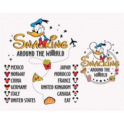 Snacking Around The World Png, World Trip Png, Family Vacation Png, Fabulous Trip Png, Family Trip Png, Vacay Mode Svg,