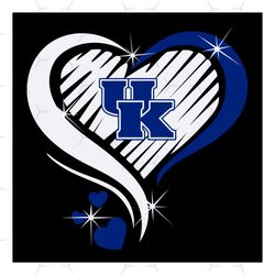 Kentucky Wildcats Heart Svg, Sport Svg, Kentucky Wildcats Svg, Kentucky Wildcats Logo Svg, Kentucky Wildcats Fan Svg, Ke