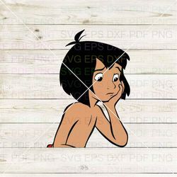 Mowgli The Jungle Book 003 Svg Dxf Eps Pdf Png, Cricut, Cutting file, Vector, Clipart