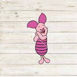 Piglet Winnie The Pooh 031 Svg Dxf Eps Pdf Png, Cricut, Cutting file, Vector, Clipart