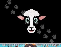 Funny Halloween Costume for Girls Boys - Cute Sheep Face png, sublimation copy