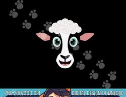 Funny Halloween Costume for Girls Boys - Cute Sheep Face png, sublimation copy