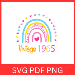 Vintage 1965 Retro Svg | VINTAGE 1965 SVG DESIGN | Vintage 1965 Sublimation Designs | Printable Art | Digital Download