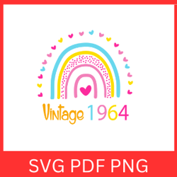 Vintage 1964 Retro Svg | VINTAGE 1964 SVG DESIGN | Vintage 1964 Sublimation Designs | Printable Art | Digital Download