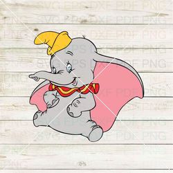 Dumbo 038 Svg Dxf Eps Pdf Png, Cricut, Cutting file, Vector, Clipart