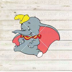 Dumbo 008 Svg Dxf Eps Pdf Png, Cricut, Cutting file, Vector, Clipart