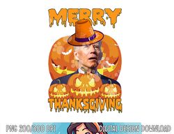 Funny Joe Biden Merry Thanksgiving Confused Happy Halloween png, sublimation copy