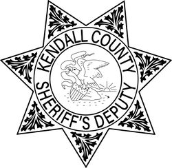 Kendall County Sheriff's Deputy7 connar badge v for laser engraving, cnc router, cutting, engraving, cricut, vinyl cutti