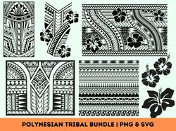 Polynesian Tribal Bundle SVG and PNG Graphics