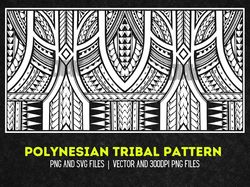 Polynesian Tribal Patterns Bundle | SVG and PNG Graphics | Polynesian svg and png
