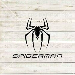 Spider Man Silhouette 013 Svg Dxf Eps Pdf Png, Cricut, Cutting file, Vector, Clipart