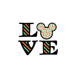 Mickey Love Svg, Disney Svg, Mickey mouse Svg, Mickey head logo, Mickey minnie, Disney logo, Instant download