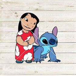 Lilo And Stitch 013 Svg Dxf Eps Pdf Png, Cricut, Cutting file, Vector, Clipart