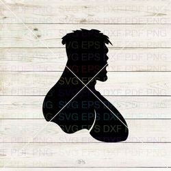 Hulk Hand Face Silhouette 037 Svg Dxf Eps Pdf Png, Cricut, Cutting file, Vector, Clipart