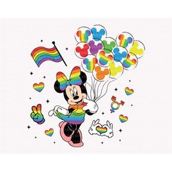 LGBT Pride Svg, Rainbow Flag Svg, Equality Svg, Pride Month Svg, Support LGBT Rights, LGBT Community Svg, Mouse Shirt Sv