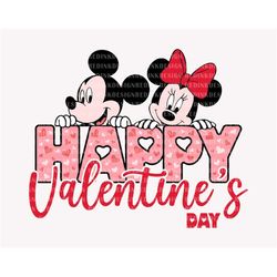 Happy Valentine's Day Svg, Mouse Love Svg, Funny Valentine's Day, Honey Moon Holiday Svg, Valentine's Day, Retro Valenti