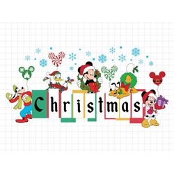 Magical Mouse Christmas Svg, Christmas Squad Svg, Magic Castle Christmas Svg, Magic Kingdom Christmas, Mouse Christmas T