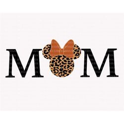 Mom Svg, Mother's Day Svg, Family Trip Svg, Vacay Mode Svg, Mouse Mom Svg, leopard Mouse Head Svg, Mom Shirt, Gift For M