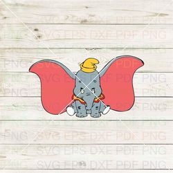 Dumbo 046 Svg Dxf Eps Pdf Png, Cricut, Cutting file, Vector, Clipart