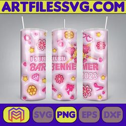 Come On Barbie Let's Go Party Inflated Tumbler Wrap PNG, Barbi Inflated Tumbler PNG, Barbi Doll Skinny Tumbler PNG (4)