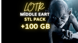 Journey to Middle-earth: 100GB Lord of the Rings 3D Printer Files Collection