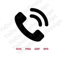 Phone SVG, Clip Art, Phone Symbol, Instant Download, Instant Print PNG