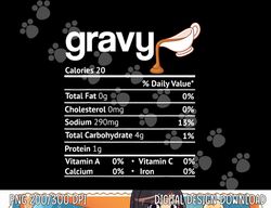 Gravy Nutrition Facts Funny Thanksgiving Christmas Costume png, sublimation copy