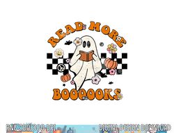 Groovy Halloween Read More Books Cute Boo Read A Book png, sublimation copy