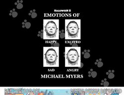 Halloween 2 Emotions Of Michael Myers png,sublimation copy