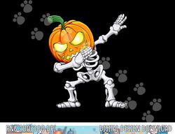 Halloween Boys Dabbing Skeleton Scary Pumpkin Jack O Lantern png,sublimation copy