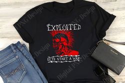 THE EXPLOITED  png, Rock and roll band music png, digital download, clipart, sublimation designs download, instant downl
