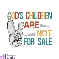 Children Are Not For Sale SVG Protect Our Children SVG File