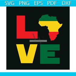 Juneteenth Love Africa Svg, Juneteenth Svg, Juneteenth Day Svg, Juneteenth Gift Svg, Juneteenth Flag Svg, Black Live Mat