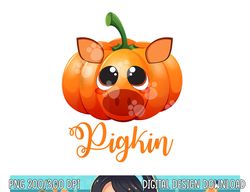 Halloween Fall Pigkin Pig Pumpkin, Thanksgiving Piggy Gifts png, sublimation copy