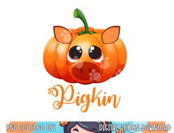 Halloween Fall Pigkin Pig Pumpkin, Thanksgiving Piggy Gifts png, sublimation copy