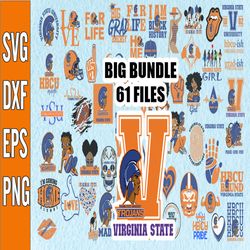 Bundle 61 Files Virginia State University Football Team Svg, Virginia State University svg, HBCU Team svg, Mega Bundle,
