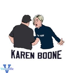 Karen Boone Aaron Boone New York Baseball SVG Digital File