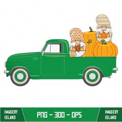 Green Truck Clip Art, Vintage Green Pickup Graphics, Empty Christmas Truck,Retro Farm Truck Clipart, Country Car,Digital