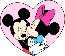 Valentine Mickey Svg, Mickey Minnie Love Svg Digital File, Disney Svg, Valentine Svg, Mickey Mouse Svg, Instant download