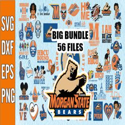 Bundle 56 Files Morgan State Football Team Svg, Morgan State svg, HBCU Team svg, Mega Bundle, Designs, Cricut, Cutting F