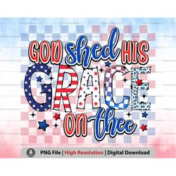 Love Jesus and America Too PNG, American Flag Smiley Face PNG, 4th of July PNG, Patriotic Christian Png Sublimation Only