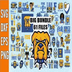 Bundle 61 Files Fisk University Football Team Svg, Fisk University SVG, HBCU Team svg, Mega Bundle, Designs, Cricut, Cut