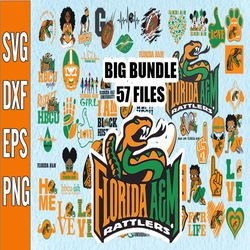 Bundle 57 Files Famu Rattlers Football Team Svg, Famu Rattlers SVG, HBCU Team svg, Mega Bundle, Designs, Cricut, Cutting