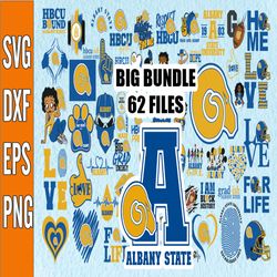 Bundle 62 Files Albany State University Football Team Svg, Albany State University svg, HBCU Team svg, Mega Bundle, Desi
