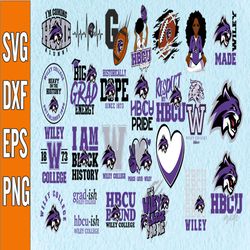 Bundle 26 Files Wiley College Football Team Svg, Wiley College svg, HBCU Team svg, Mega Bundle, Designs, Cricut, Cutting