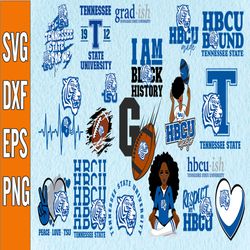 Bundle 20 Files Tennessee State Football Team Svg, Tennessee State Svg,  HBCU Team svg, Mega Bundle, Designs, Cricut, Cu