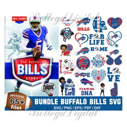 65 Designs Buffalo Bills Football Svg Bundle, Bills Betty Boop Svg