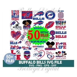 Buffalo Bills SVG, Bills SVG file for Cricut, Bills Nfl Team