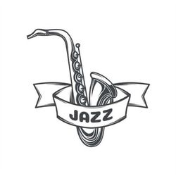 Jazz Jive, Blues, Saxophone, Layered Cut Files SVG  PNG  GiF  Ai  Jpeg Cricut Design Space